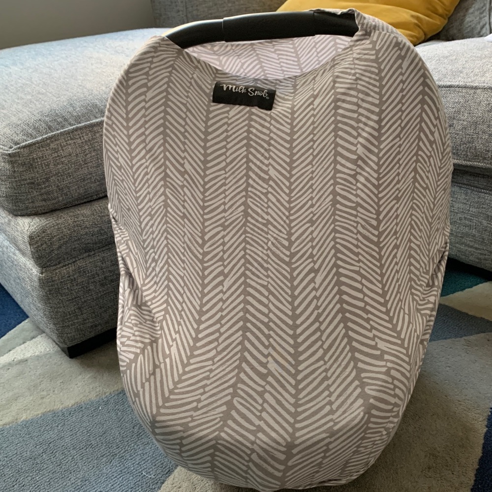 Milk Snob Nursing and car seat Cover - Herringbone